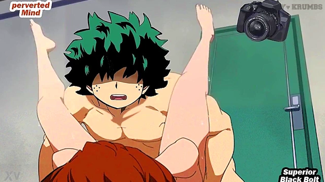 Midoriya fucks Uraraka (Boku no hero Academia HENTAI)