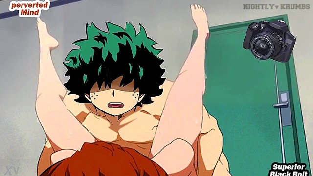 Midoriya fucks Uraraka (Boku no hero Academia HENTAI)