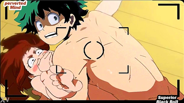 Midoriya fucks Uraraka (Boku no hero Academia HENTAI)