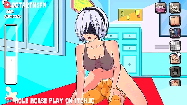 Yorha 2B Creampie Compilation - Hole House Game [ Rule 34'Cartoon ]