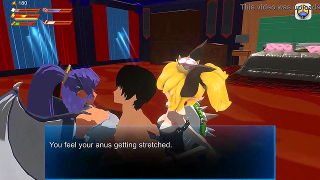 Femdom Bowsette Threeway with a Dragongirl and Pegging You!