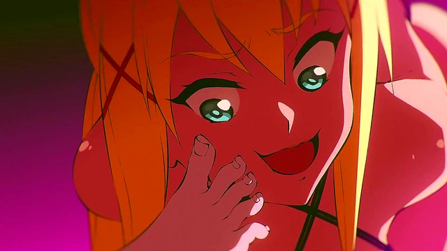 Darkness (Konosuba) enjoying anal sex