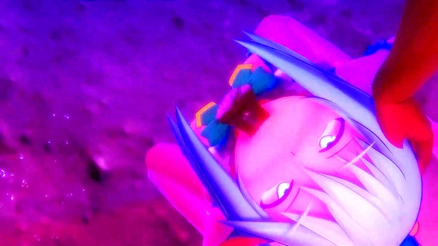 Konosuba - A good fuck with Aqua in a swimsuit