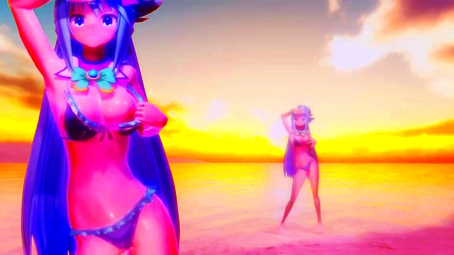 Konosuba - A good fuck with Aqua in a swimsuit