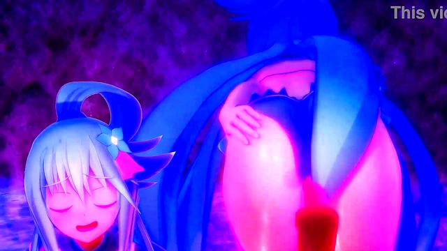 Konosuba - A good fuck with Aqua in a swimsuit