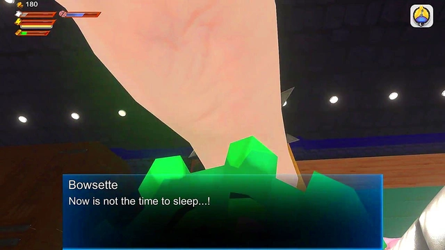 Femdom Bowsette Sex FEET SPANKING PEGGING