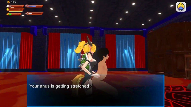 Femdom Bowsette Sex FEET SPANKING PEGGING