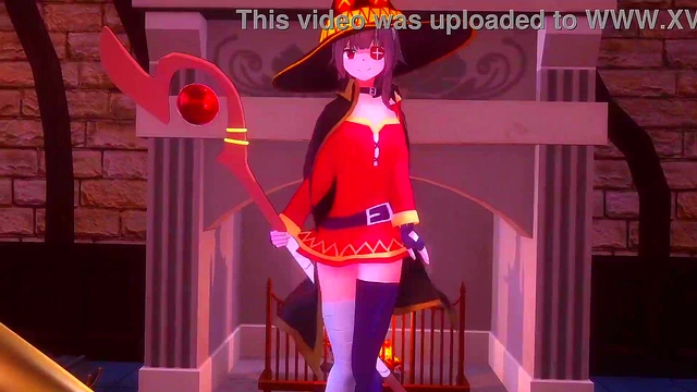 Konosuba - Darkness and Megumin without some big dick loving sluts