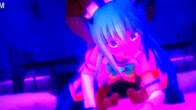 Konosuba - Aqua in bunny outfit gets fucked