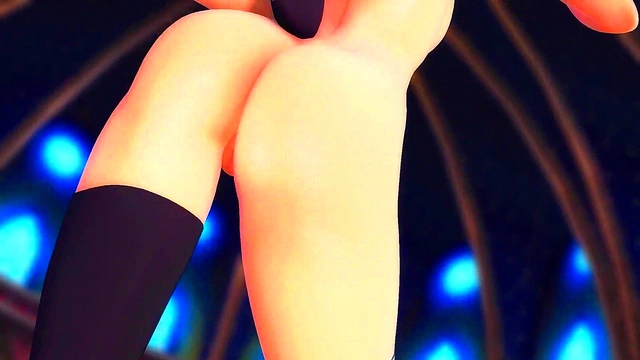 Megumin (Konosuba) Helltaker Strip Dance MMD