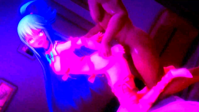 Konosuba | What a bitch is Aqua, she sucks him very well