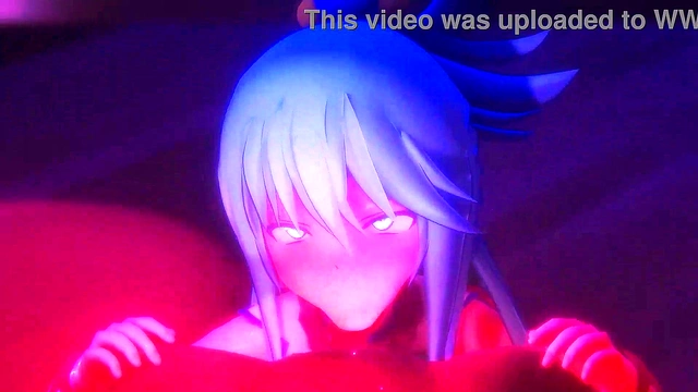 Konosuba | What a bitch is Aqua, she sucks him very well
