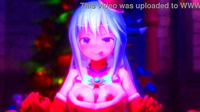 Konosuba - Aqua likes Christmas and fucking