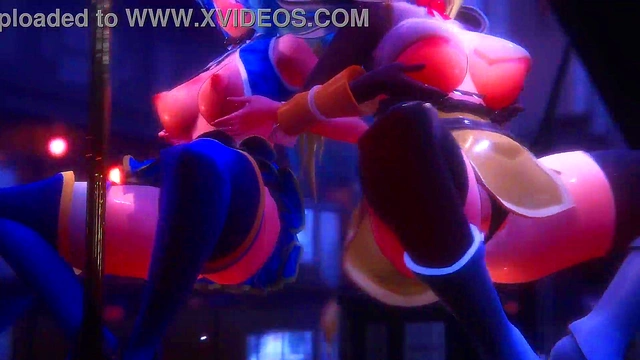 Konosuba Girls Pole Dance!!