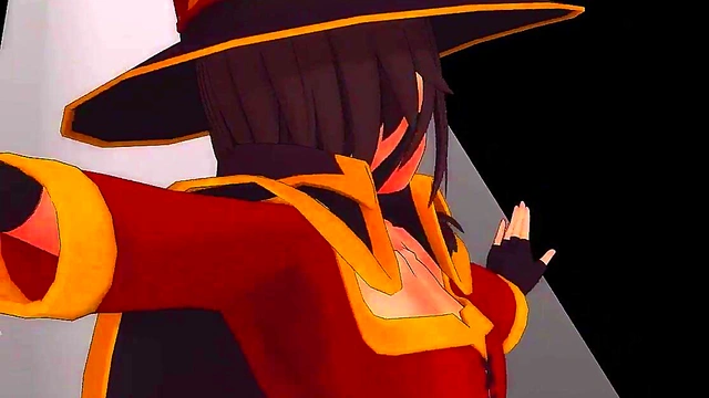 Megumin (Konosuba) Strip Lights MMD