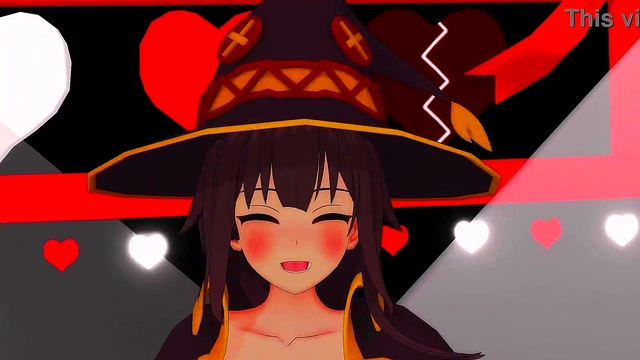 Megumin (Konosuba) Strip Lights MMD