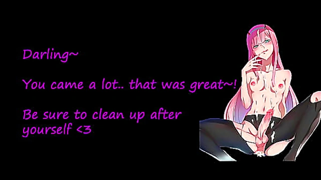 Zero Two Punishes You! Hentai Futa JOI Oral Anal Jerk to the beat