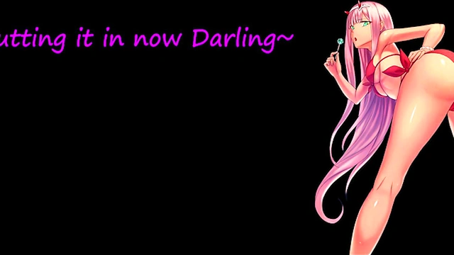 Zero Two Punishes You! Hentai Futa JOI Oral Anal Jerk to the beat