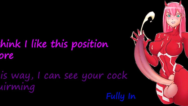 Zero Two Punishes You! Hentai Futa JOI Oral Anal Jerk to the beat