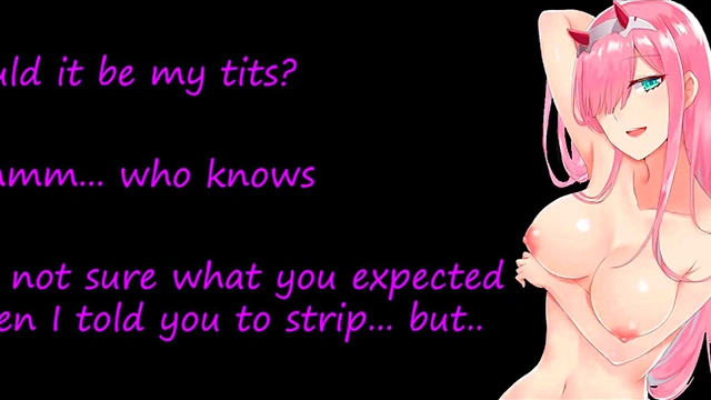 Zero Two Punishes You! Hentai Futa JOI Oral Anal Jerk to the beat