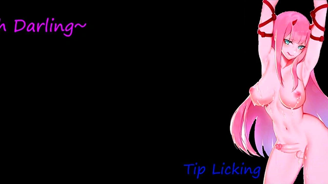 Zero Two Punishes You! Hentai Futa JOI Oral Anal Jerk to the beat