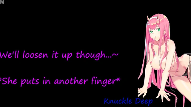 Zero Two Punishes You! Hentai Futa JOI Oral Anal Jerk to the beat