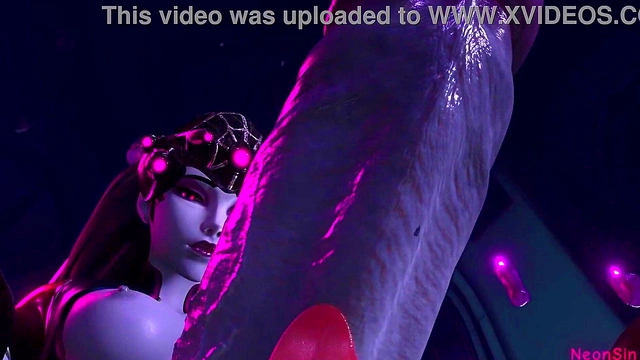 JOI hentai French with widowmaker in Overwatch