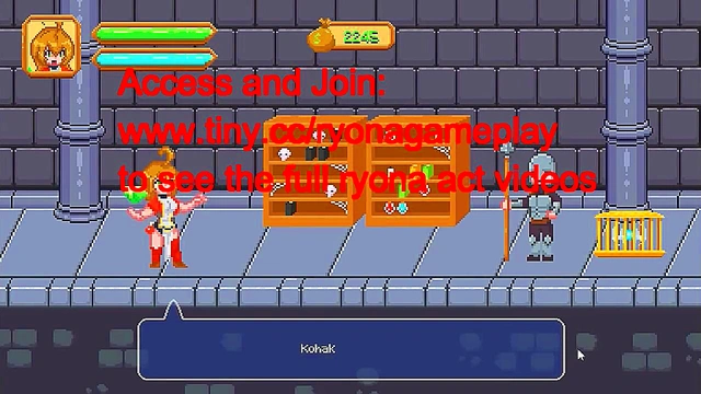 Cute female warrior has sex with men in Pleasure climb new hentai game video