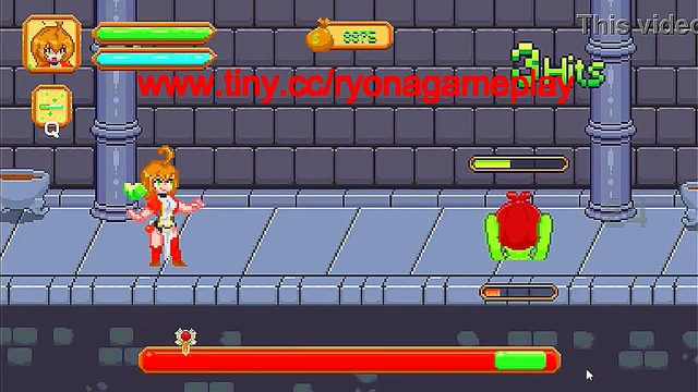 Cute female warrior has sex with men in Pleasure climb new hentai game video