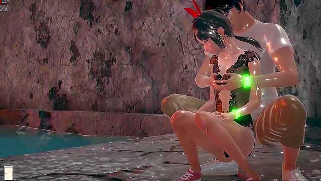 Hentai anime game having fun playing my little StepSister