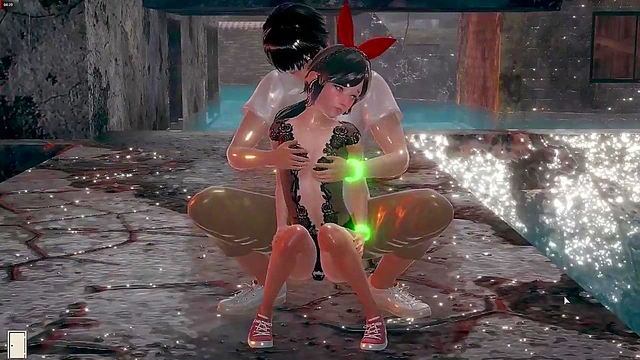 Hentai anime game having fun playing my little StepSister