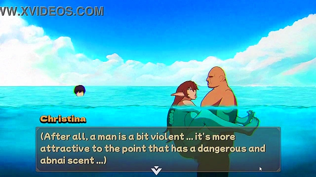 [HENTAI GAME] NTR Rice PART 6!! my friend is geting fucked in the beach