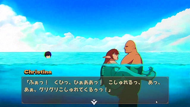 [HENTAI GAME] NTR Rice PART 6!! my friend is geting fucked in the beach