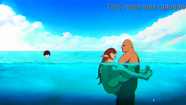 [HENTAI GAME] NTR Rice PART 6!! my friend is geting fucked in the beach