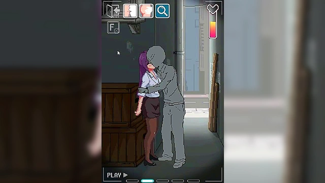 Girls has sex with men in Back alley tales new hentai sex game video