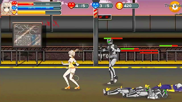 Cute girl having sex with soldiers men in new 2021 hentai game Magical angel fairy flower