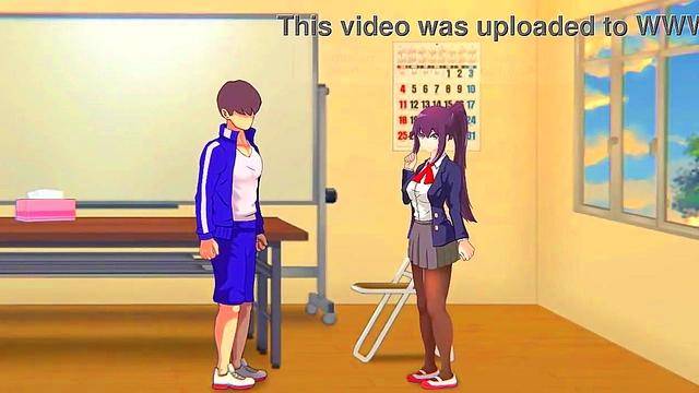 Cute college lady having sex with a man in 7 days girlfriend new hentai game