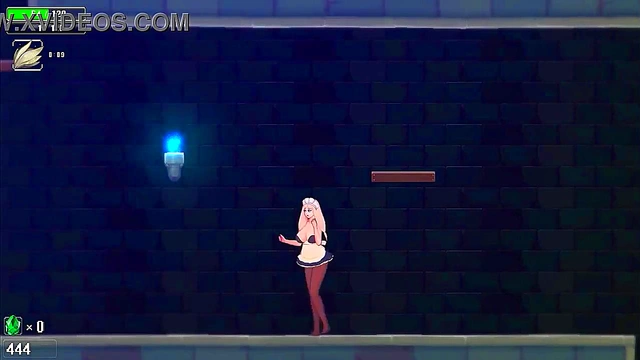 Cute maid has sex with ugly men in Dungeon and Maid new hentai game video