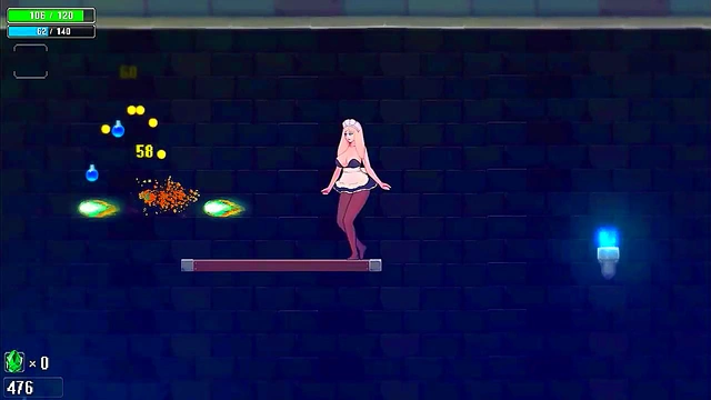 Cute maid has sex with ugly men in Dungeon and Maid new hentai game video