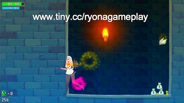 Cute maid has sex with ugly men in Dungeon and Maid new hentai game video