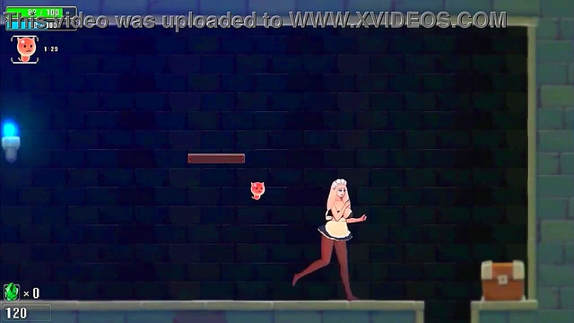 Cute maid has sex with ugly men in Dungeon and Maid new hentai game video