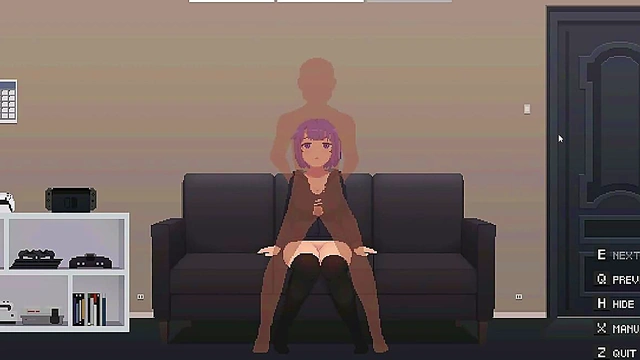 Man having sex in Cute reap in my room new hentai game