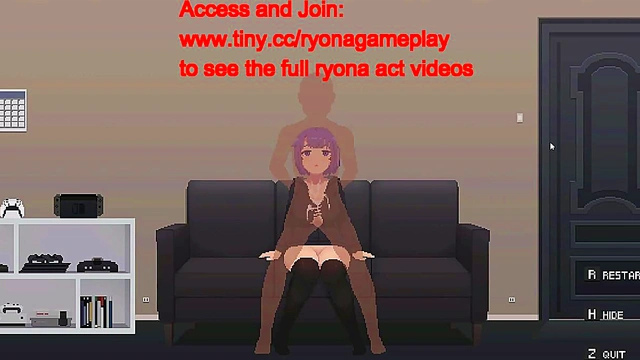 Man having sex in Cute reap in my room new hentai game