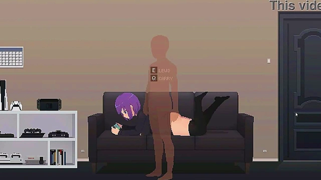 Man having sex in Cute reap in my room new hentai game