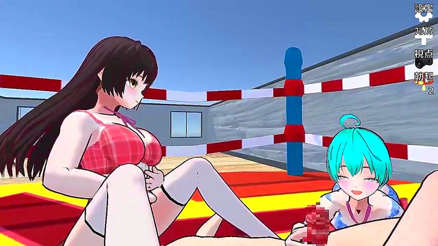 HENTAI Anime my game scene sub mail is made to face