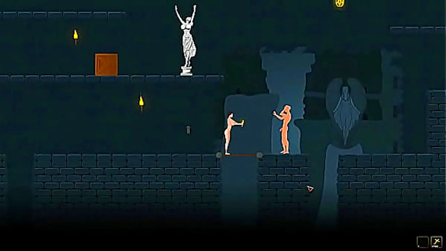 Cute StepSister having sex with men in Fapablo action ryona porn game video