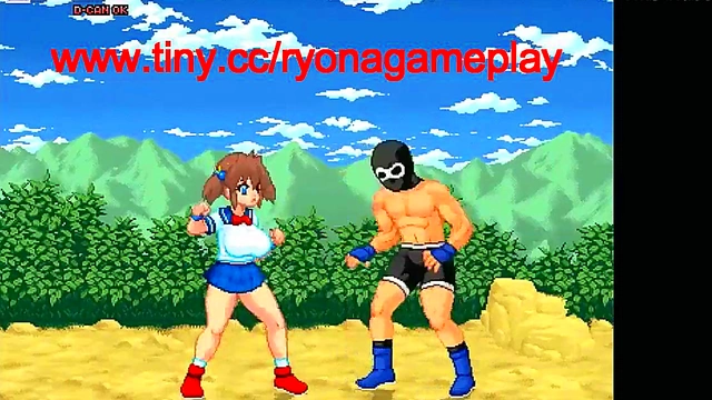 Cute fighter girl having sex with men in Inma fist action hentai game