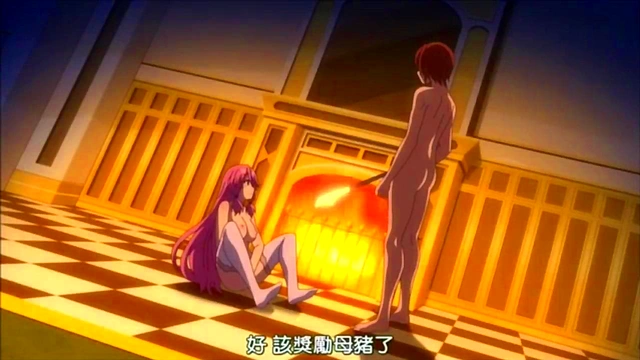 [Hentai] Pink-haired beautiful princess getting fucked hard by intruder and came while