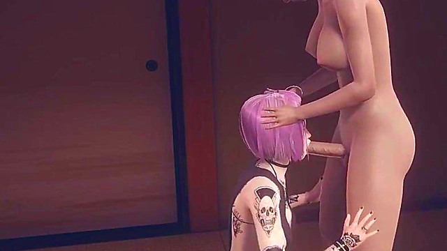 Hentai Uncensored Futanari - Alice Suck and fucked Misionary style by futanari- Japanese