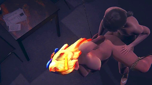 LOL Hentai - Ahri Star Guardian Fuck Tied Up - Japanese Asian Manga Anime Film Game Porn